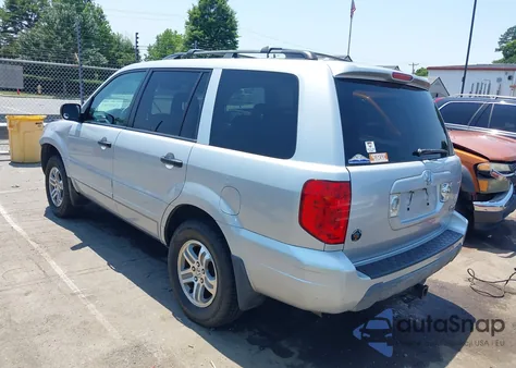 2004 Honda Pilot Ex-L из США, поврежденный, VIN 2HKYF18544H591871